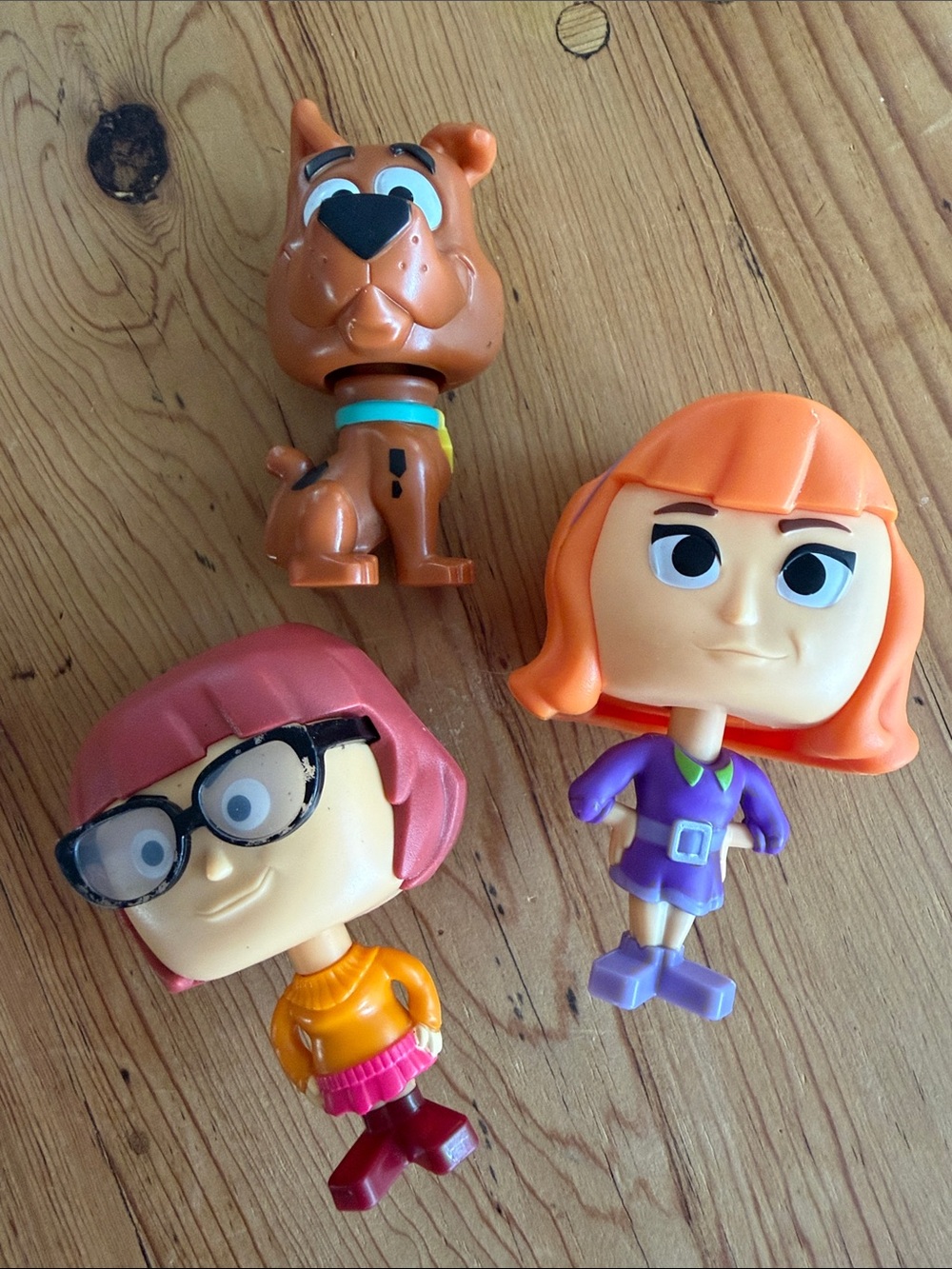 McDonalds Scooby-Doo Kids Toy Figure Set - Scooby, Velma, Daphne